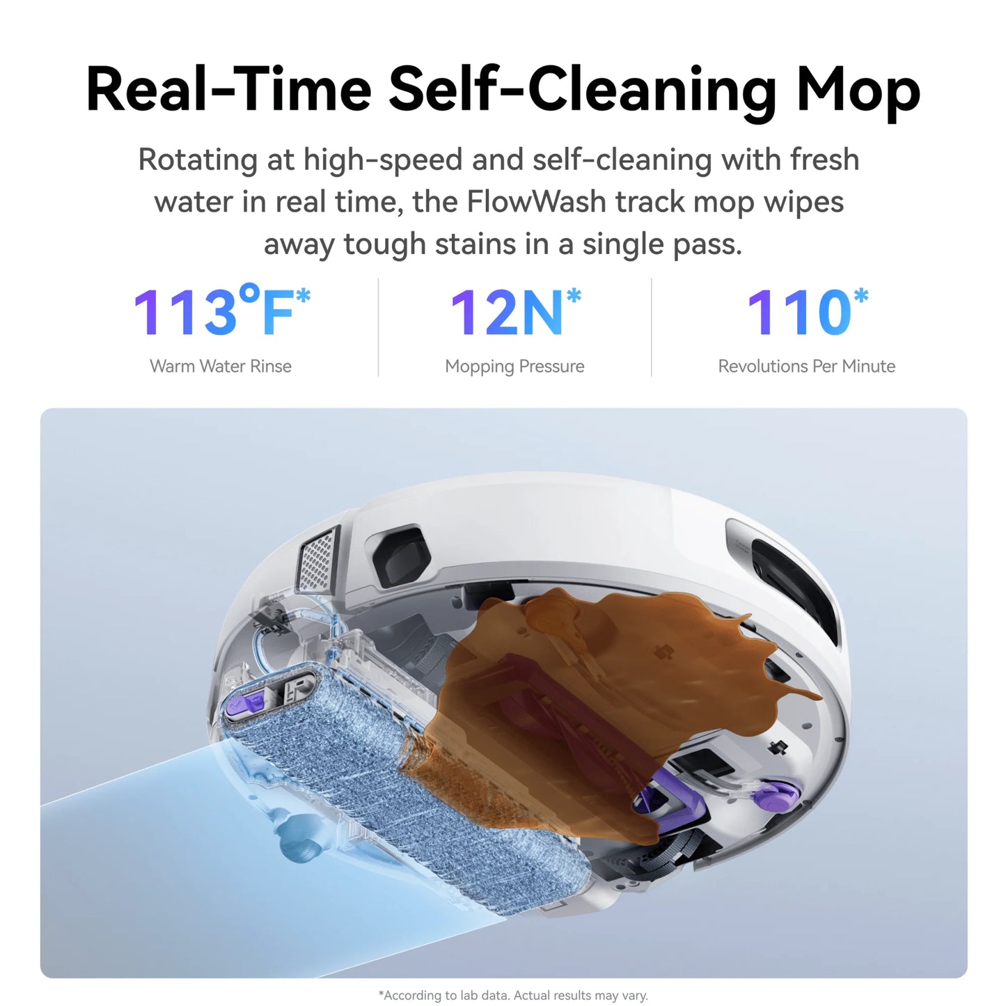 The Cleanox Flow Robot Vacuum & Mop