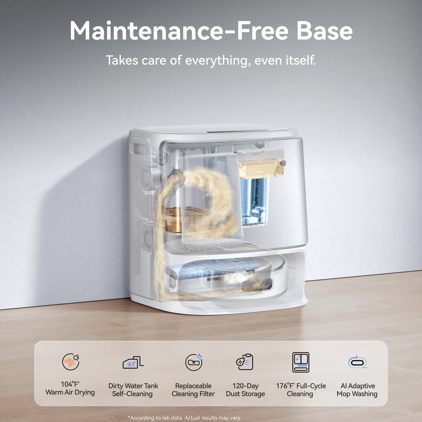 The Cleanox Flow Robot Vacuum & Mop