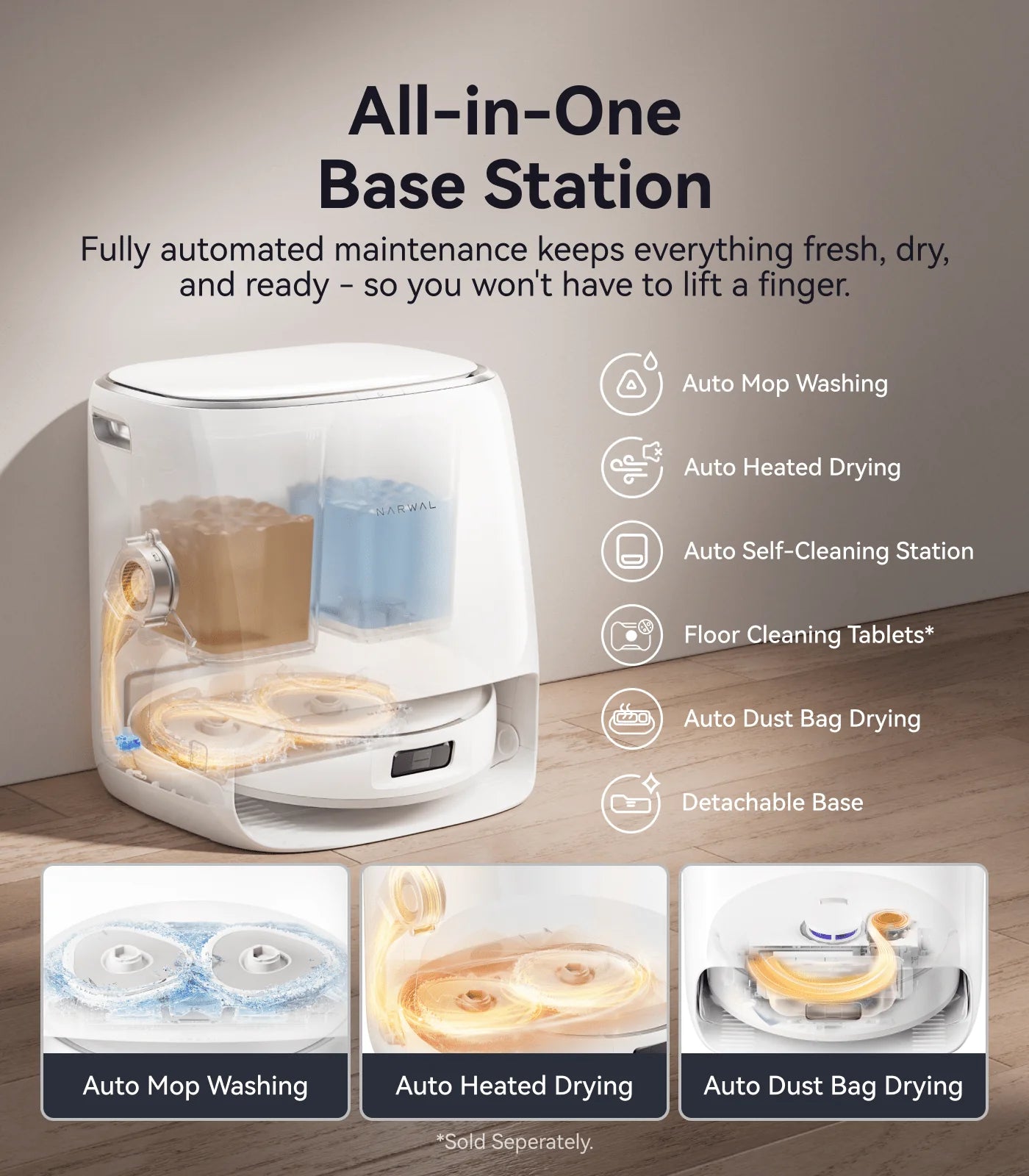 The Cleanox Freo Pro Robot Vacuum & Mop